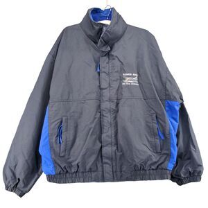 Adjac Full Zip Jacket Mens Size 2XL Gray Blue Bluewater Aviation Manitoba